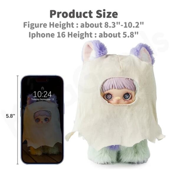 NWOB MayMei Dark Forest Series plush The Bear Bell - Picture 8 of 10